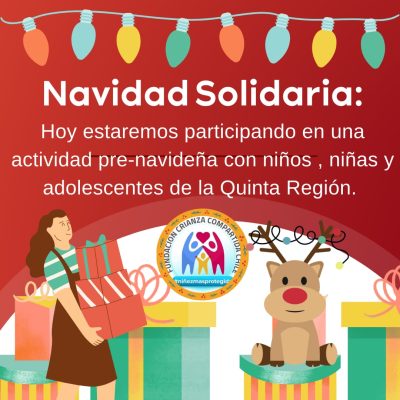 Actividad de Navidad 2024 de Fundación Crianza Compartida Chile y Agrupación Amistad y Solidaridad.